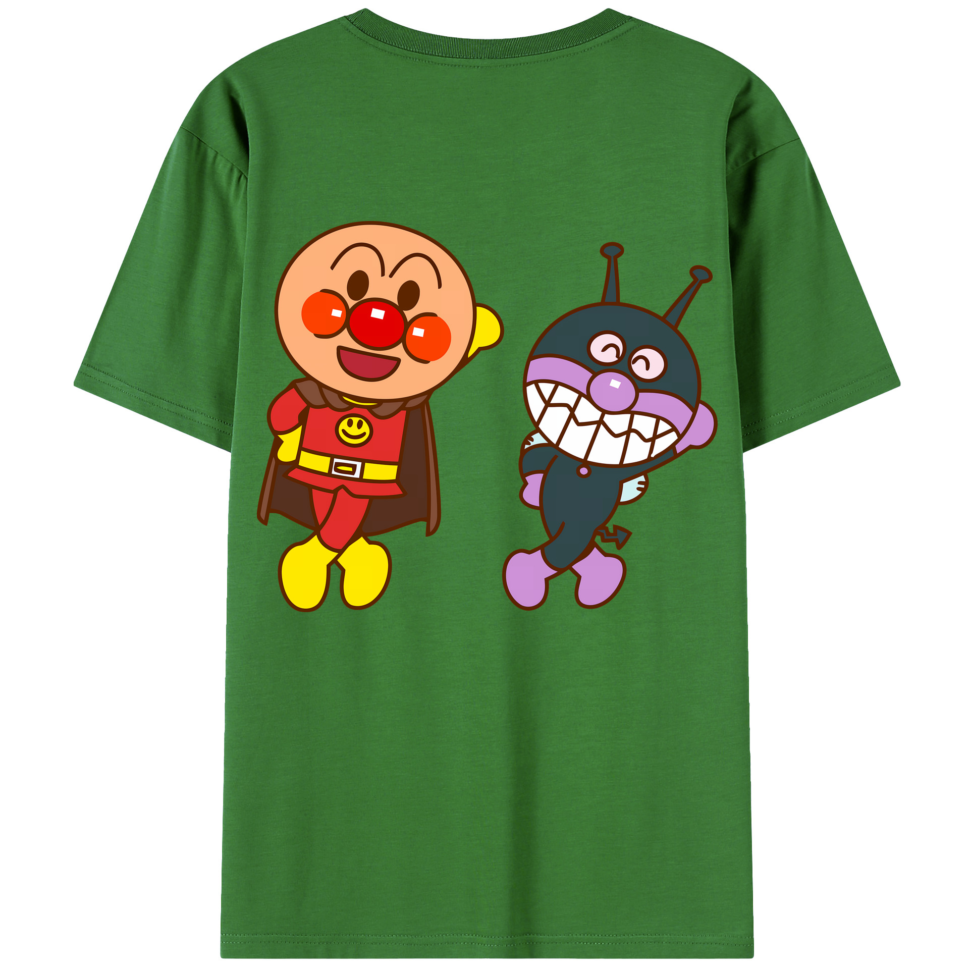 （画像用） アンパンマン Anpanman レディース半袖Tシャツ(バックプリント)